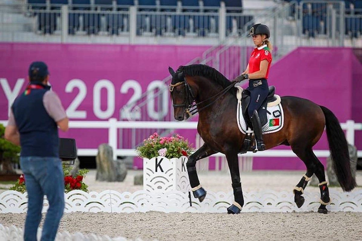 Maria Caetano with Fenix de Tineo